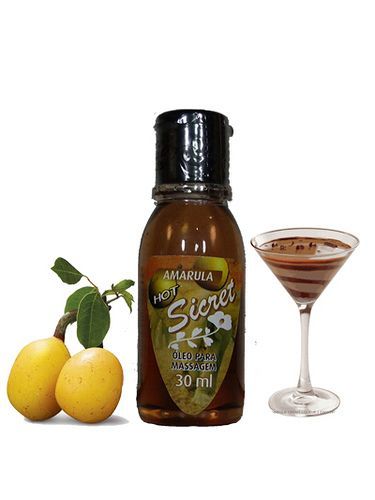 Óleo para massagem amarula térmico